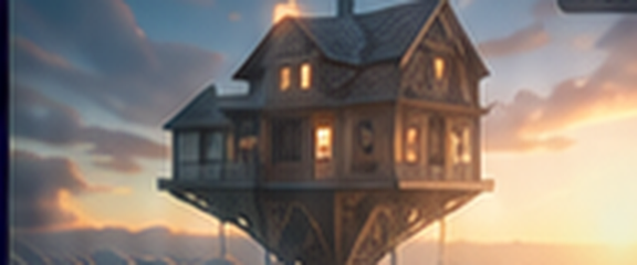 Fantasy house video scene