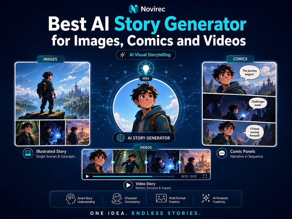 Best AI Story Generator for Images, Comics and Videos
