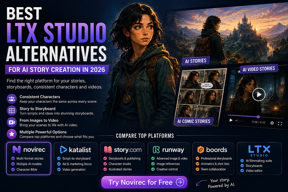 Best LTX Studio Alternatives for AI Story Creation