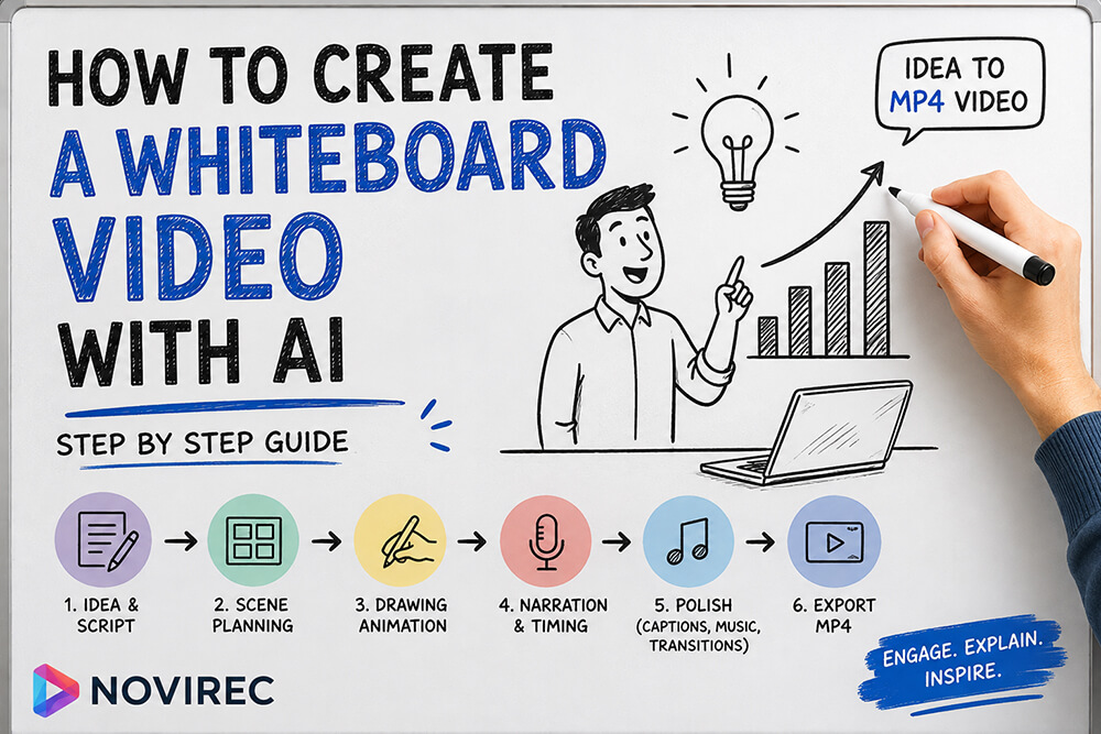 How to Create a Whiteboard Video with AI Step by Step
