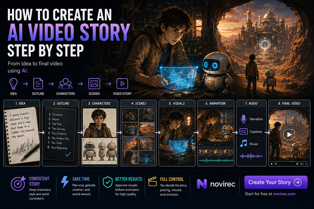 How to Create an AI Video Story Step by Step