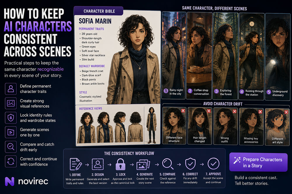 How to Keep AI Characters Consistent Across Scenes