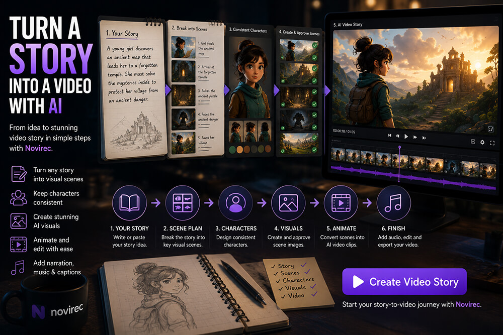 Turn a Story into a Video with AI